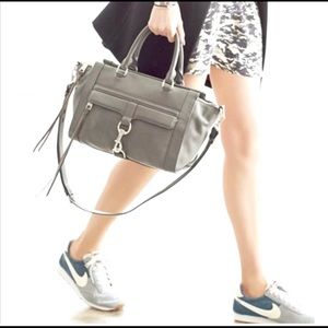Rebecca minkoff grey Bowery sachet tote bag
